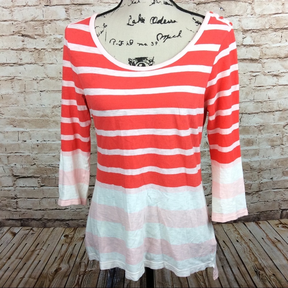 Pilcro and The Letterpress Striped Tee Shirt XS
